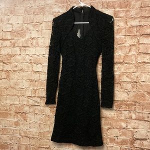 Vintage Betsy & Adam lace bodycon dress